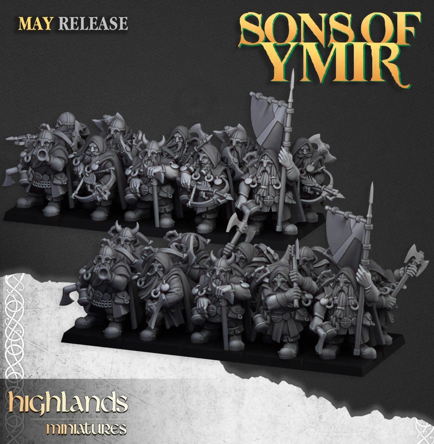 Sons of Ymir - Dwarf Rangers x10