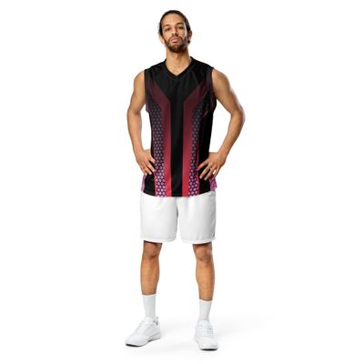Recycled unisex basketball jersey