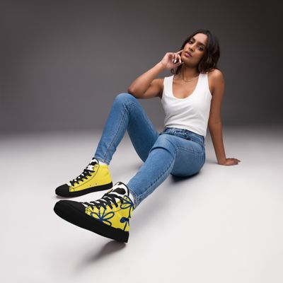 Damen-High-Top-Canvas-Schuhe small-foot97  q