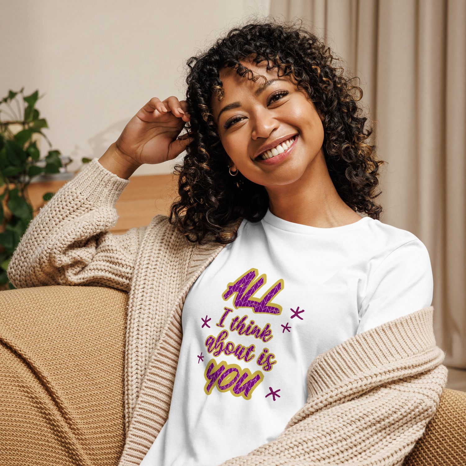 Lockeres Damen-T-Shirt