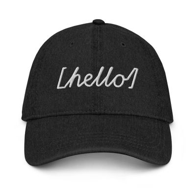 Lässige Denim Cap für deinen Alltag