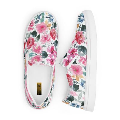 Women’s slip-on canvas shoes l
