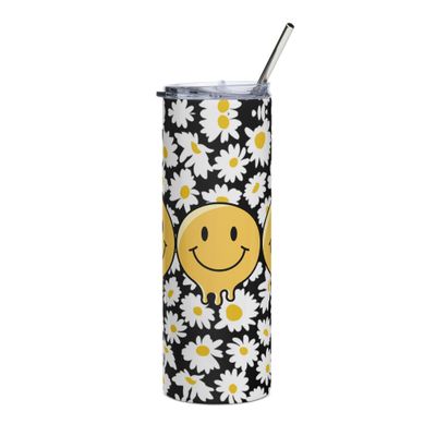 Stainless steel tumbler be happy 😊