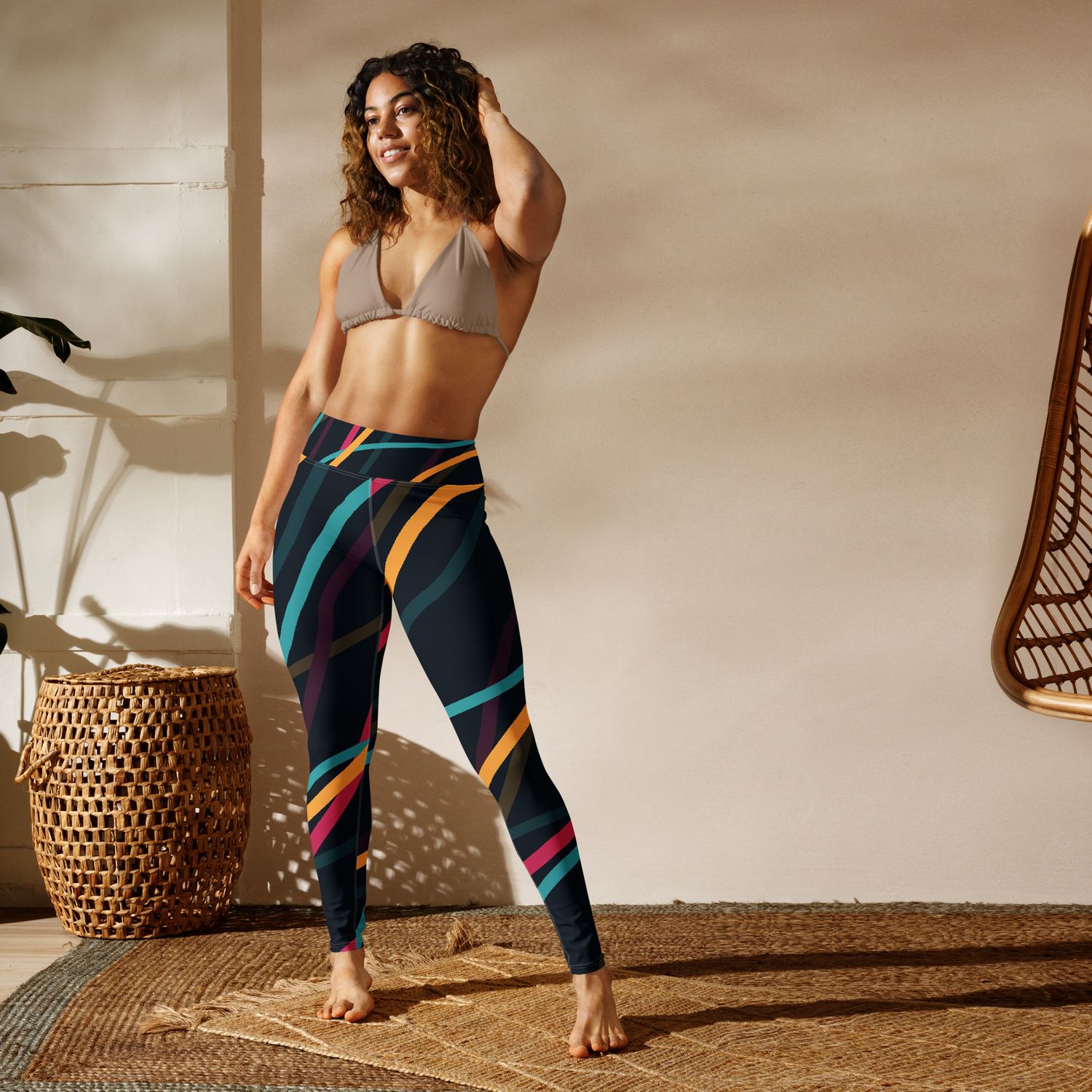 Superweiche Yoga Leggings mit hohem Bund
