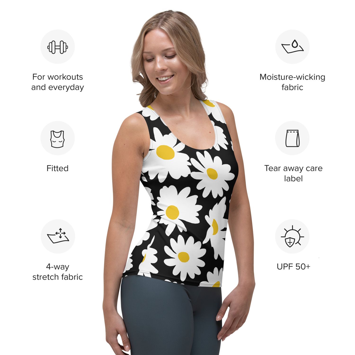 Sew-Tank-Top-Blumen
