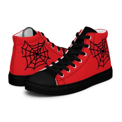 High-Top Canvas Shoes Spinnennetz  for Men Description