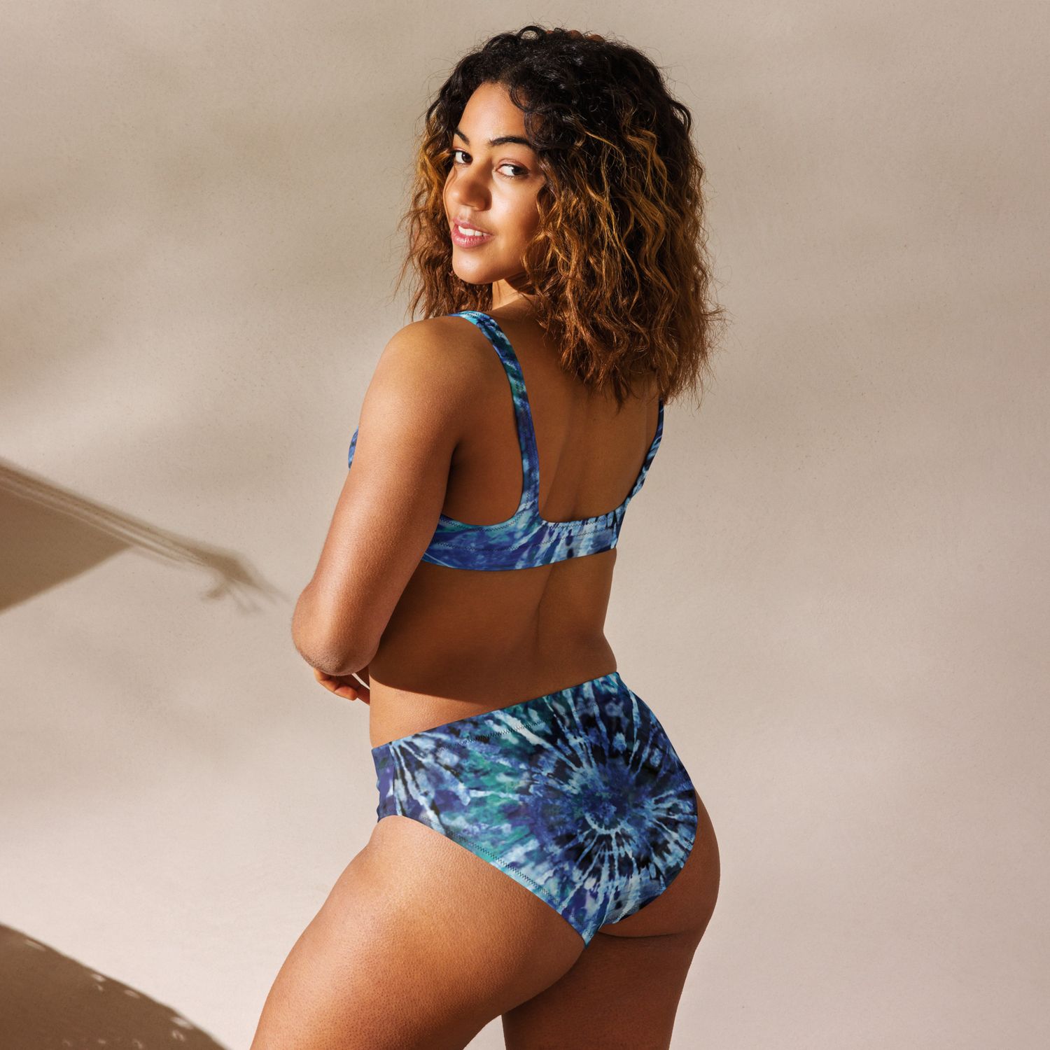 Eco-Style High-Waist Bikini - Recycelte Materialien