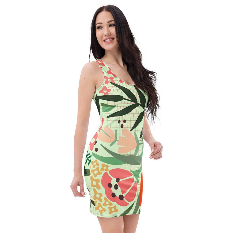Damen Figurenbetont Sommerkleider Kollektion Exotik 