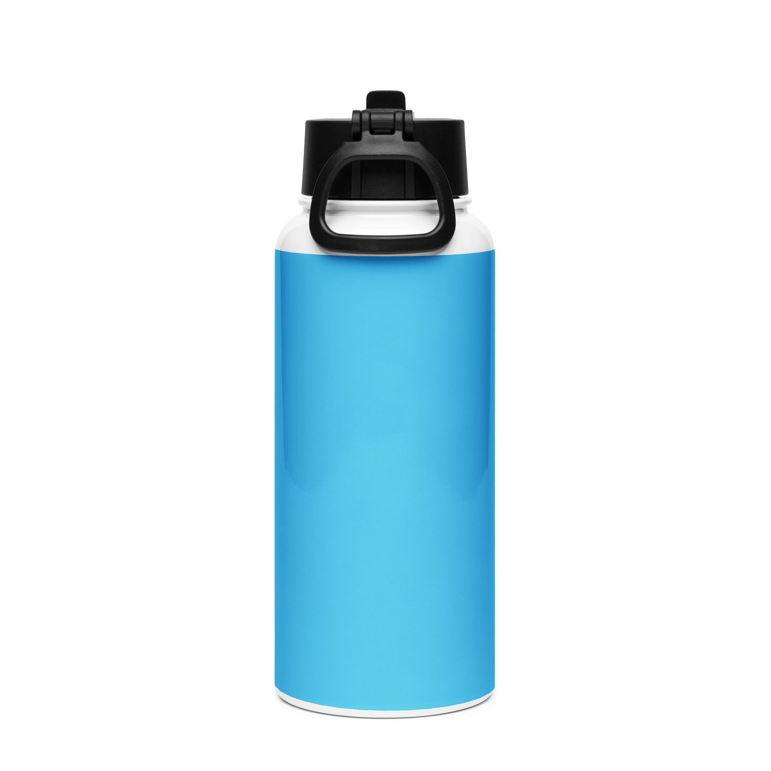 950ml Edelstahl Wasserflasche mit Strohhalm