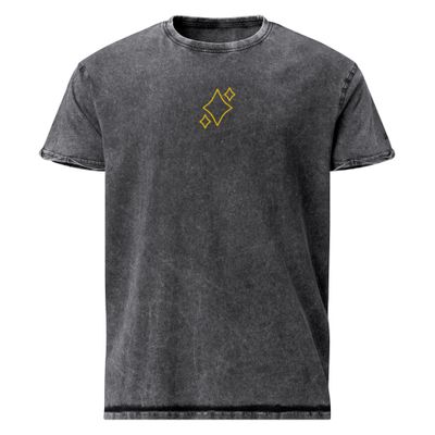 Denim Style T-Shirt in Vintage Look 
