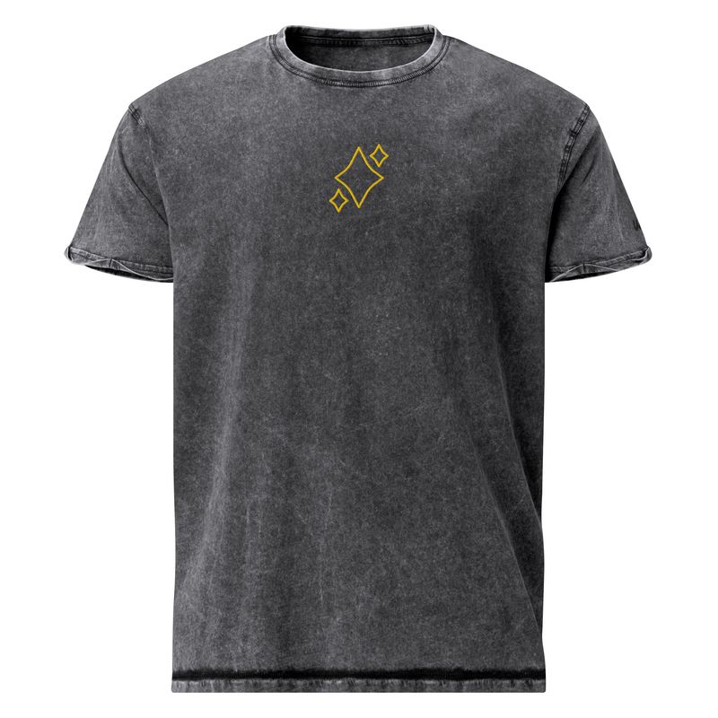 Denim Style T-Shirt in Vintage Look 