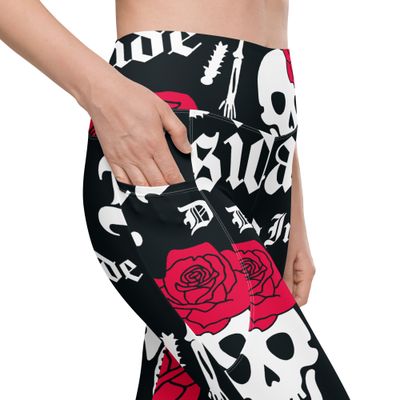 Damen Leggings mit Taschen