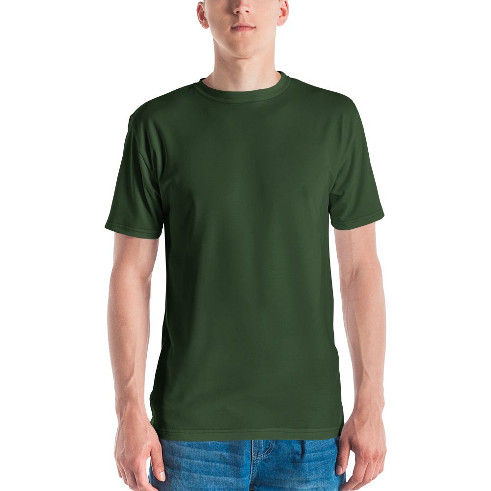 Herren-T-Shirt Dunkel Grün 