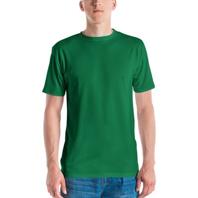 Herren-T-Shirt Dunkel Grün -1