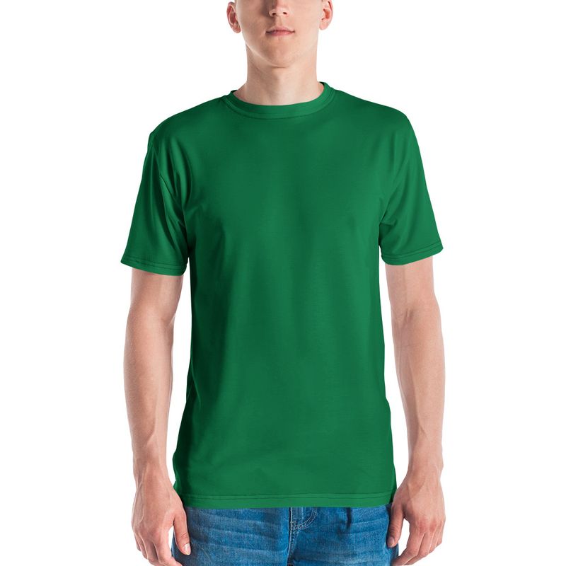 Herren-T-Shirt Dunkel Grün -1