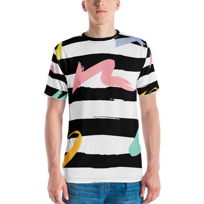 Herren-T-Shirt camouflage digital