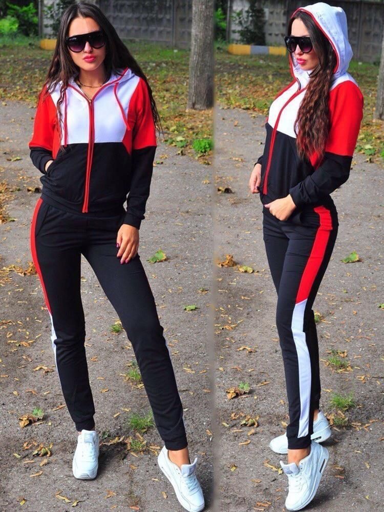 Damen-Sportanzug im maßgeschneiderten Schnitt, Size: S, Color: Black