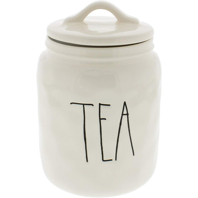 Tea White Canister (MEDIUM)