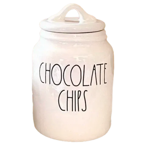 Chocolate Chips White Canister (BABY)