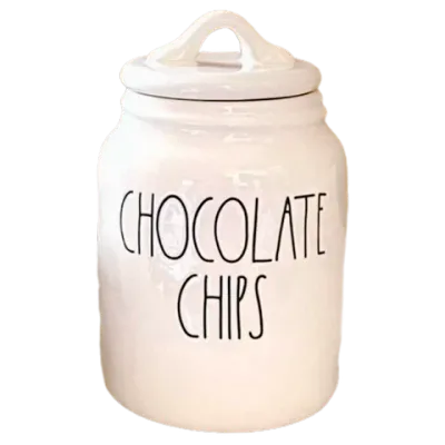 Chocolate Chips White Canister (BABY)