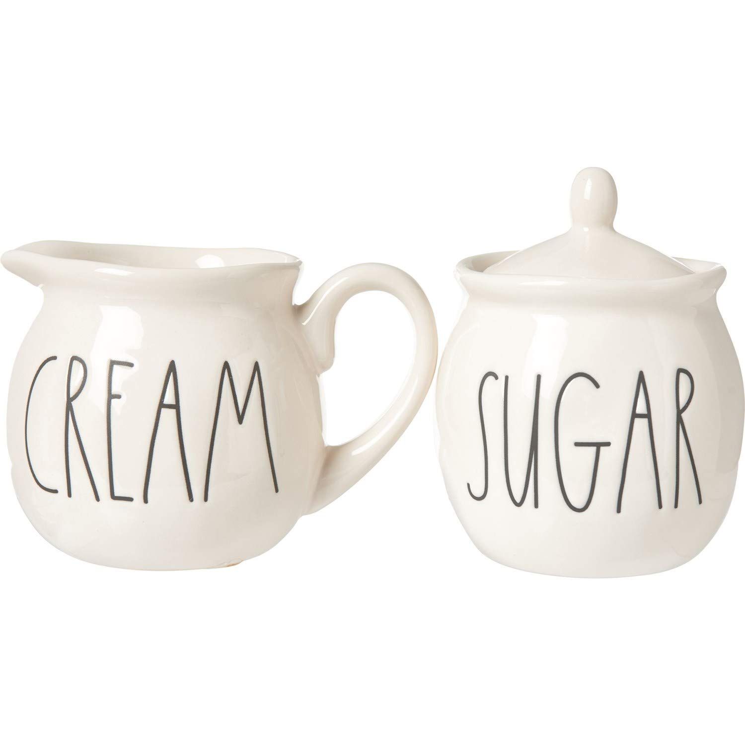 Cream And Sugar Ceramic Pots