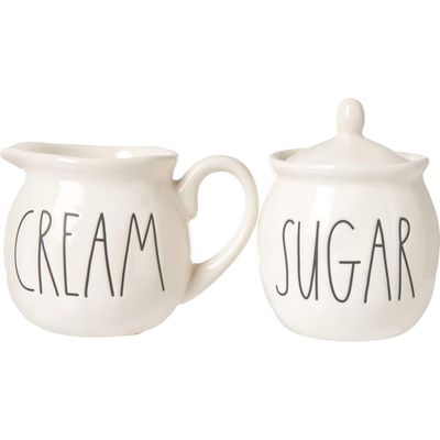 Cream And Sugar Ceramic Pots