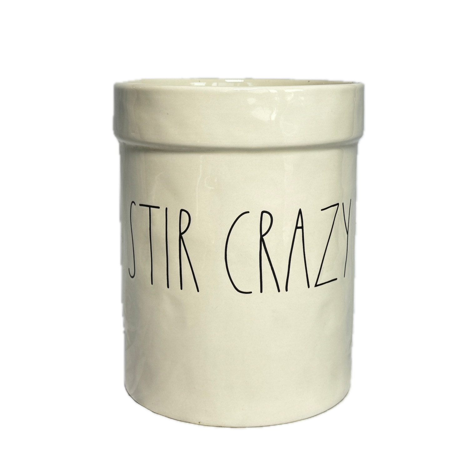 Stir Crazy Ceramic Utensil Holder