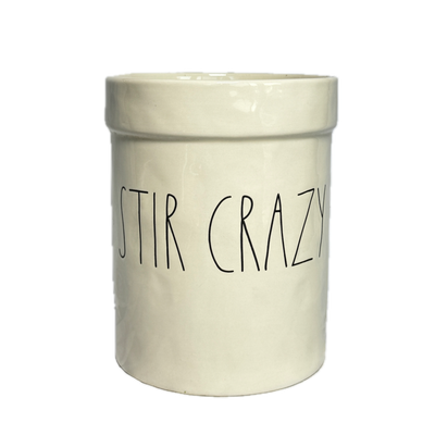 Stir Crazy Ceramic Utensil Holder