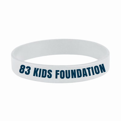 83 KIDS FOUNDATION BAND - WHITE & BLUE