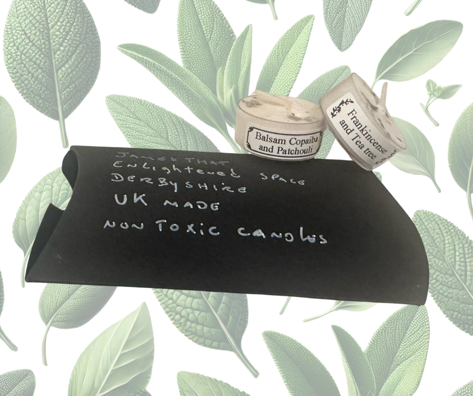 1 Frankincense and Tea Tree + 1 Balsam Copaiba and Patchouli Tea Lights