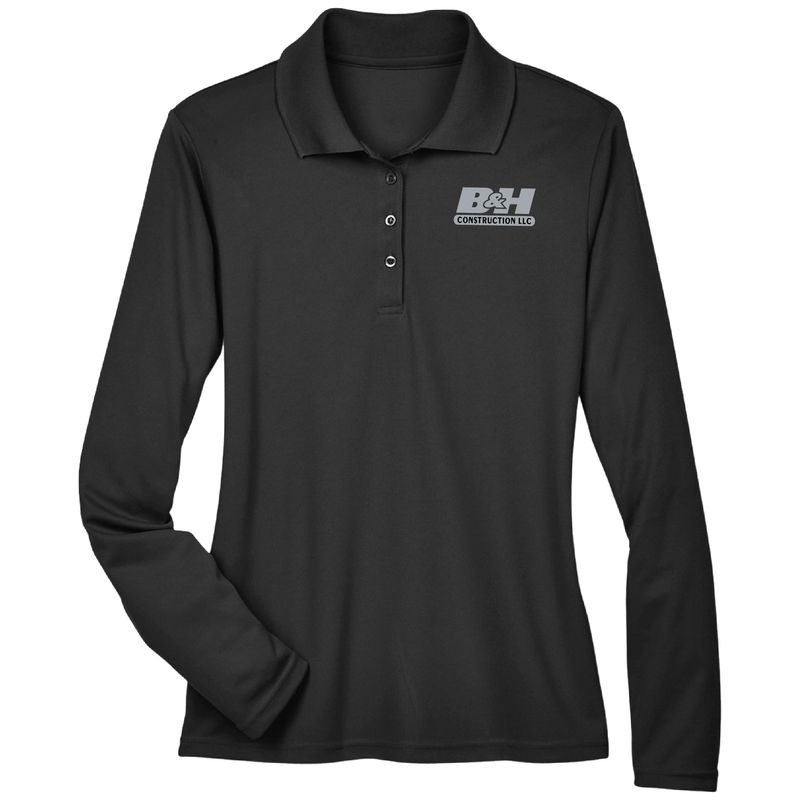 CORE365 Ladies&#39; Pinnacle Performance Long-Sleeve Piqué Polo