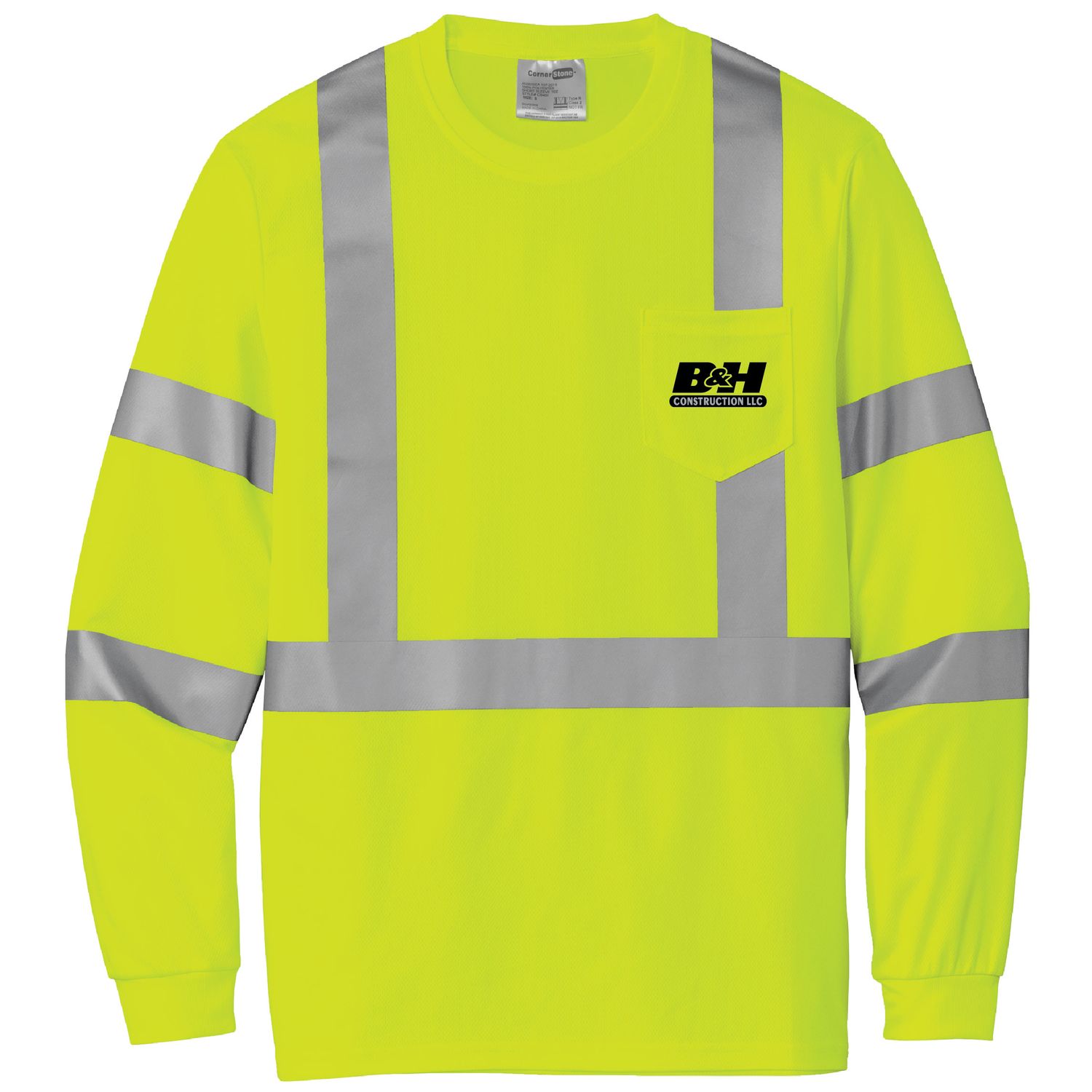 CornerStone® ANSI 107 Class 3 Mesh Long Sleeve Tee