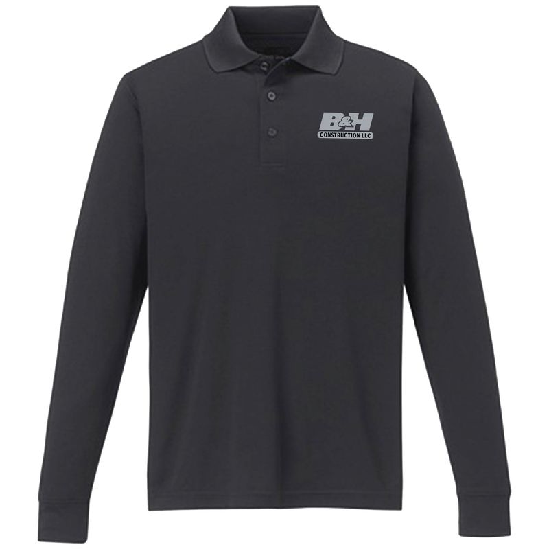 CORE365 Men's Tall Pinnacle Performance Long-Sleeve Piqué Polo