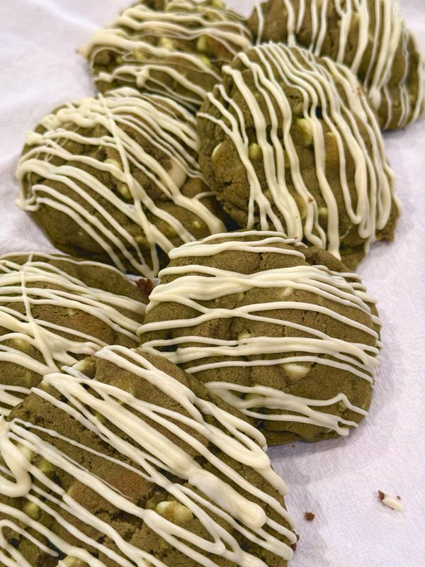 Giant Matcha Sweet Cream cookies