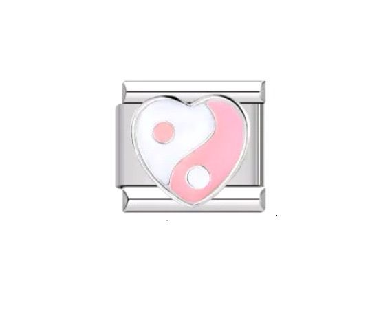 CHARM YIN Y YANG CORAZÓN