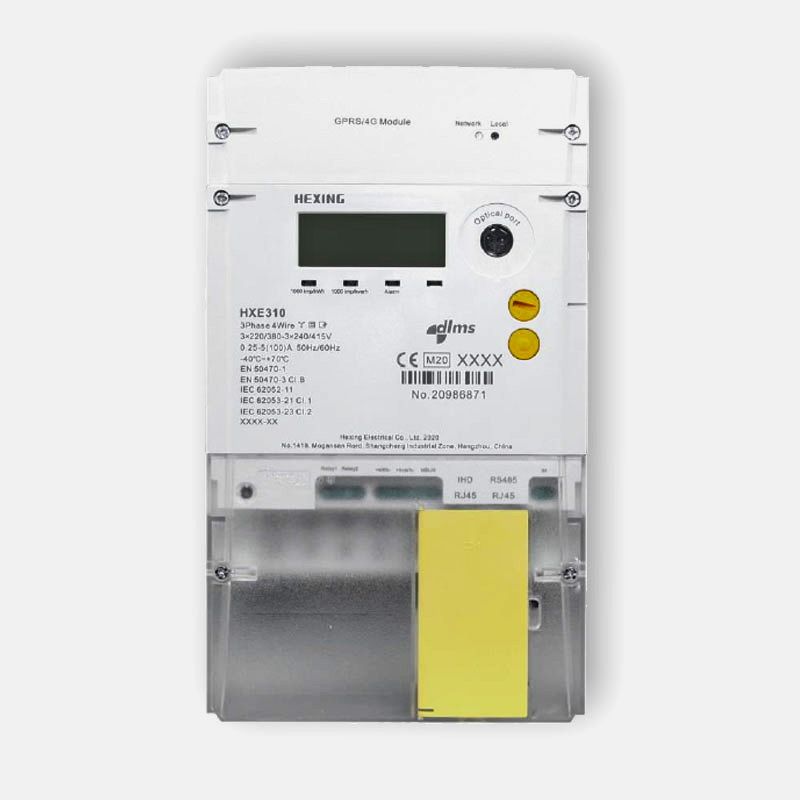 HEXING HXE310 + MODEM (ΤΡΙΦΑΣΙΚΟΣ ΜΕΤΡΗΤΗΣ ΑΠΕΥΘΕΙΑΣ ΣΥΝΔΕΣΗΣ)