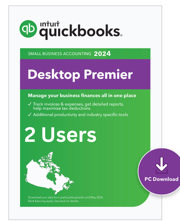 Premium Accounting Software 2024 – Canada Edition | 2 Users |