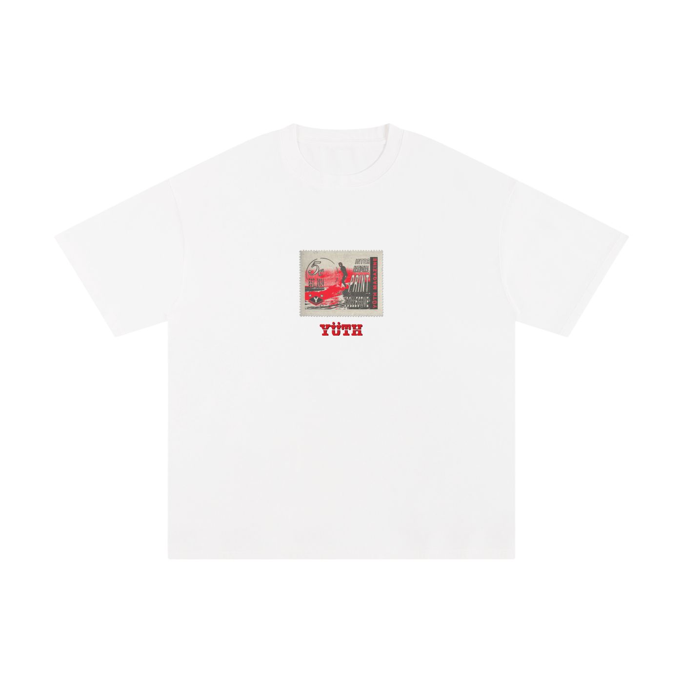 STAMP TEE WHITE