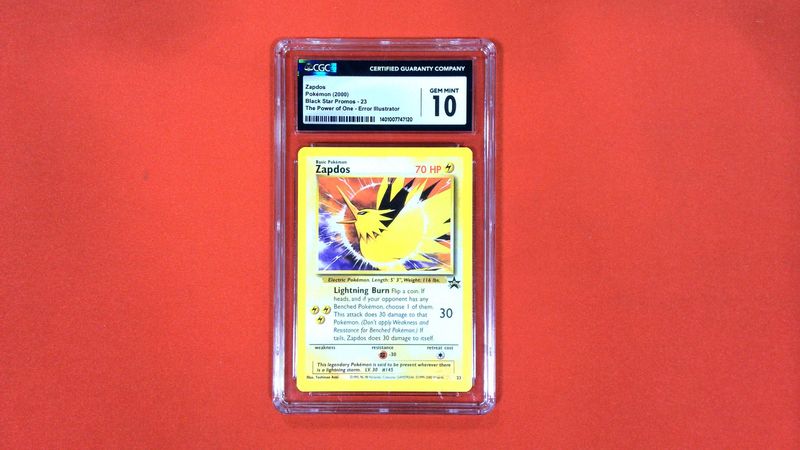 Zapdos #23 CGC 10 - Error Illustrator - 1401007747120