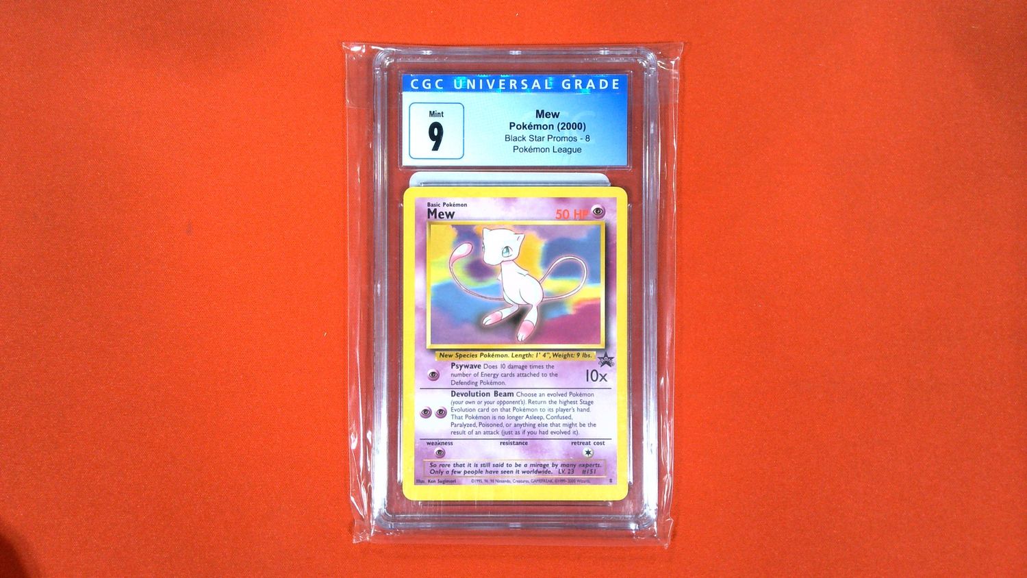 Mew #8 Promo CGC 9 -4176701085