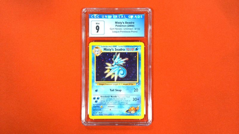 Misty's Seadra #9/132 Prerelease Promo CGC 9 - 4080665148