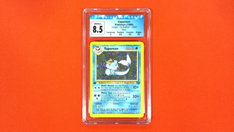 Vaporeon 1st Edition #12 CGC 8.5 - 4273171005
