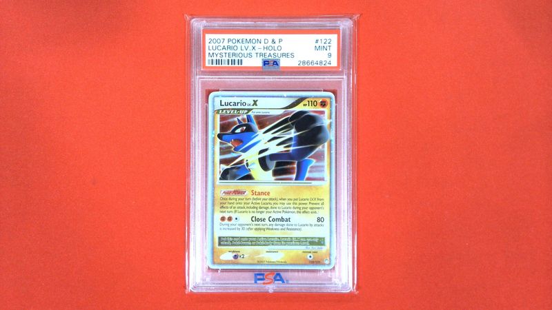 Lucario LV.X #122 PSA 9 - 28664824