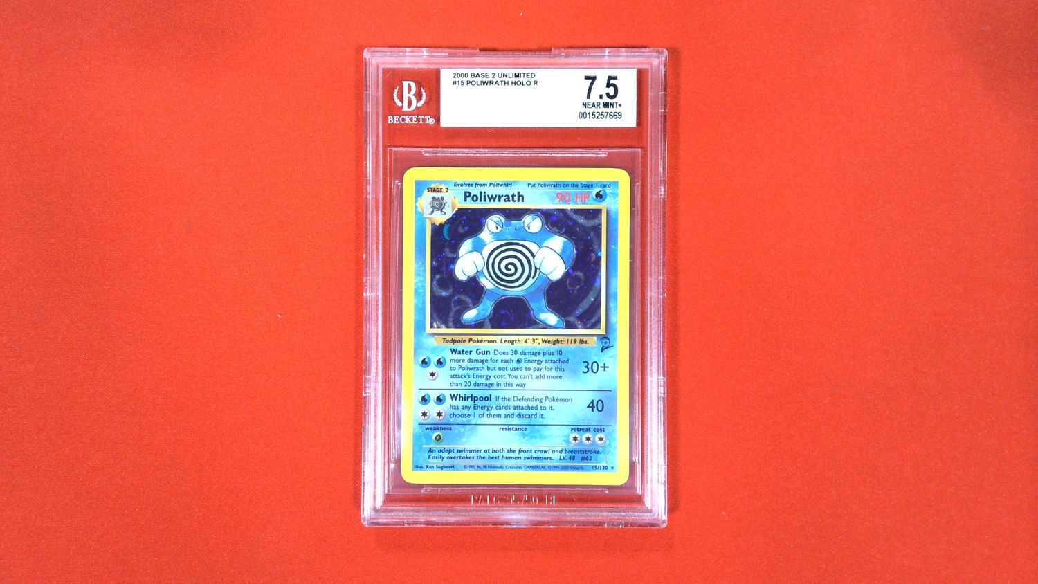 Poliwrath #15 BGS 7.5 - 0015257669