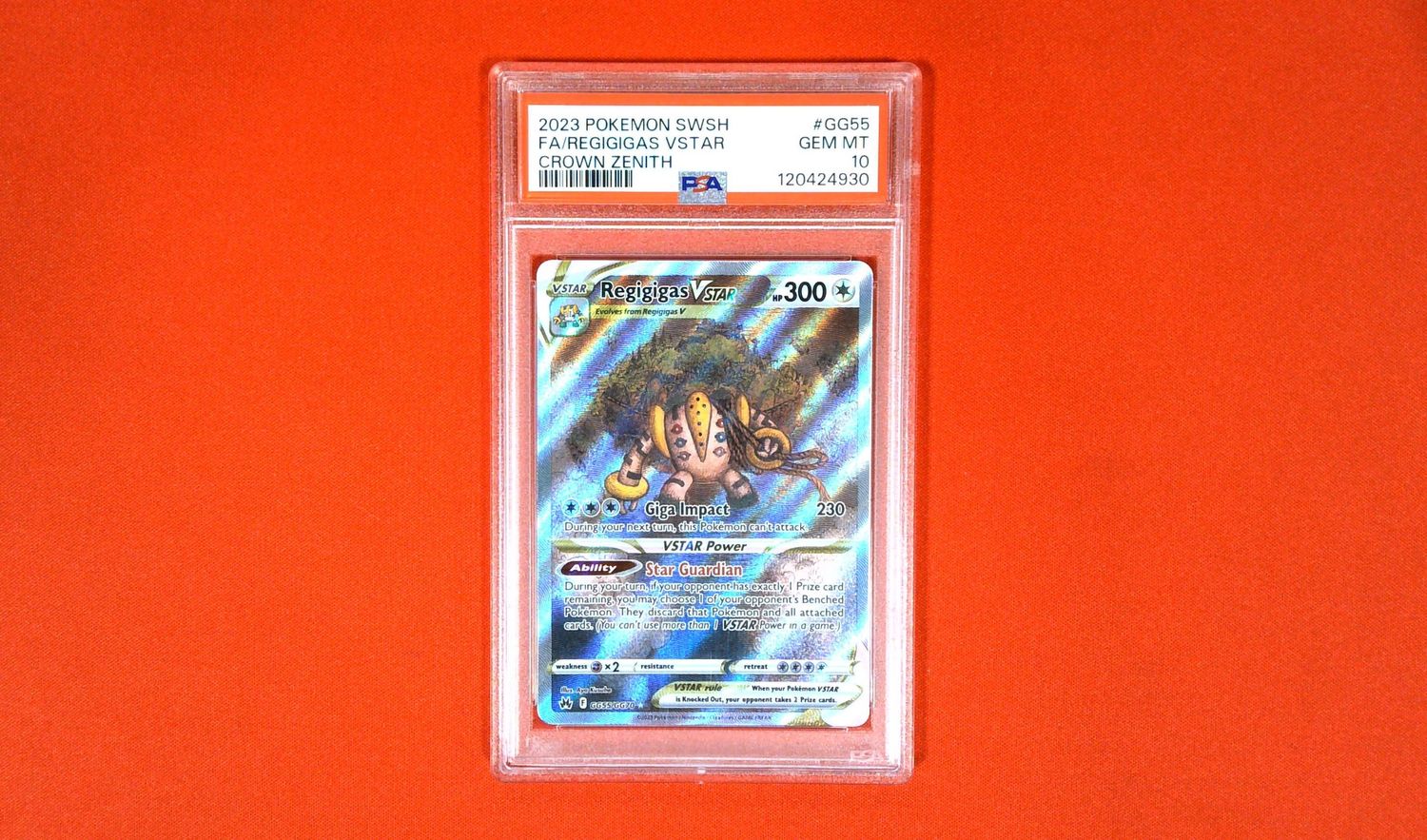 Regigigas VSTAR #GG55 PSA 10 - 120424930
