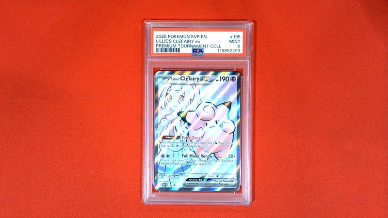 Lillie's Clefairy ex #195 PSA 9 - 119892293