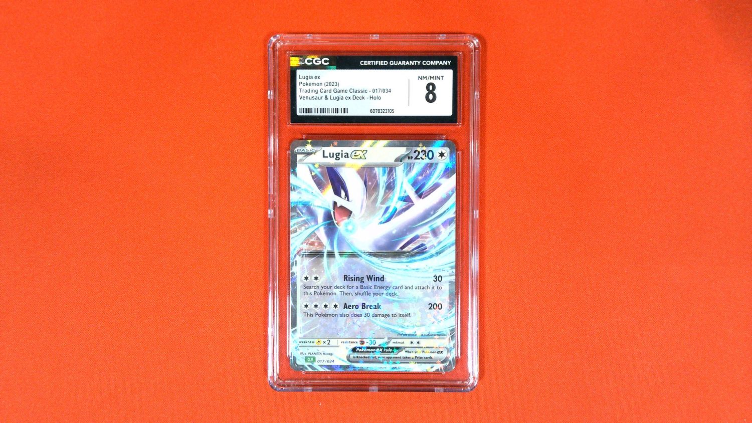 Lugia ex #017/034 CGC 8 - 6078323105