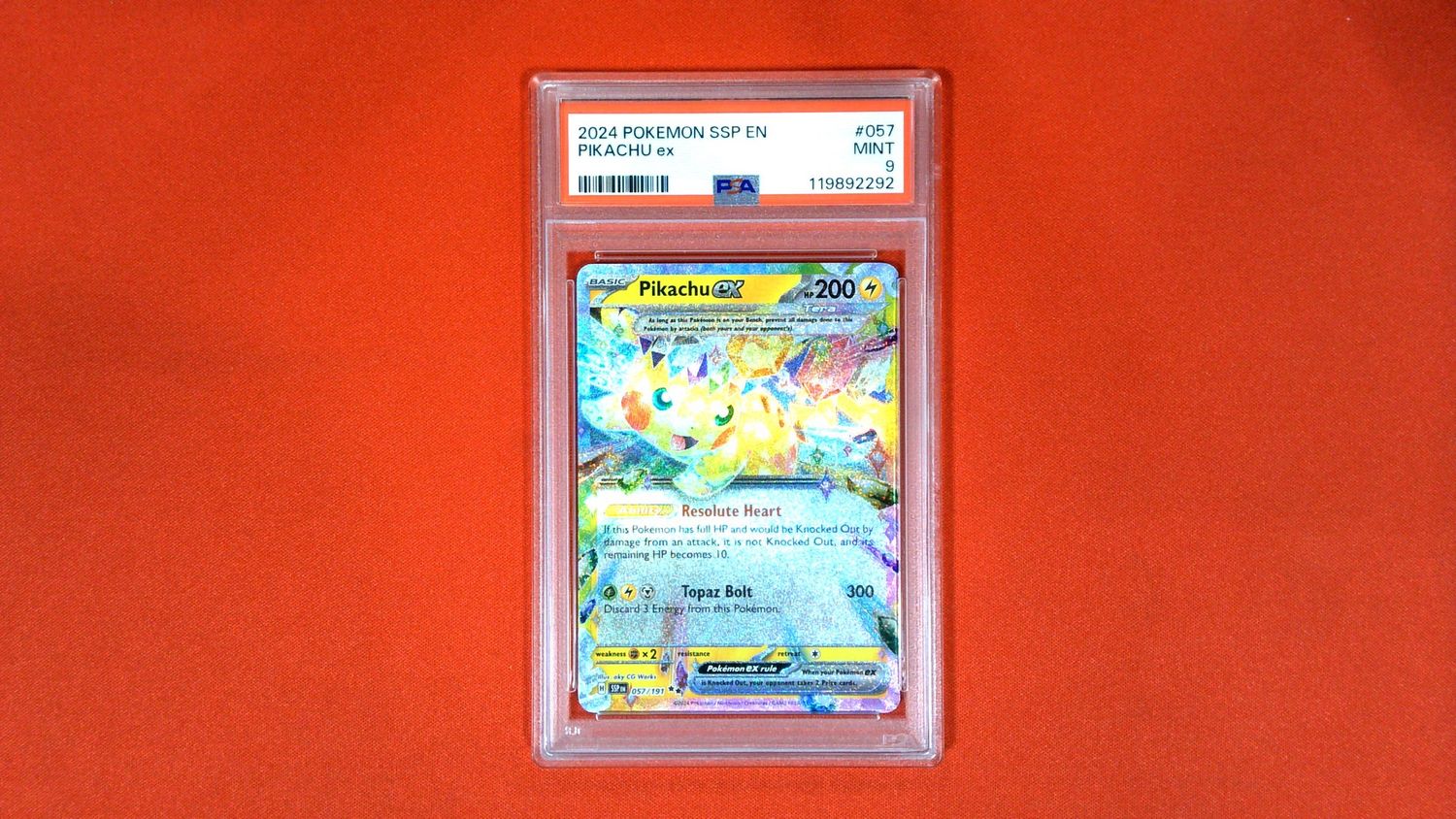 Pikachu ex  #057/191 PSA 9 - 119892292