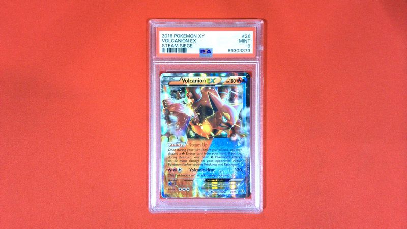 Volcanion EX #26 PSA 9 - 86303373