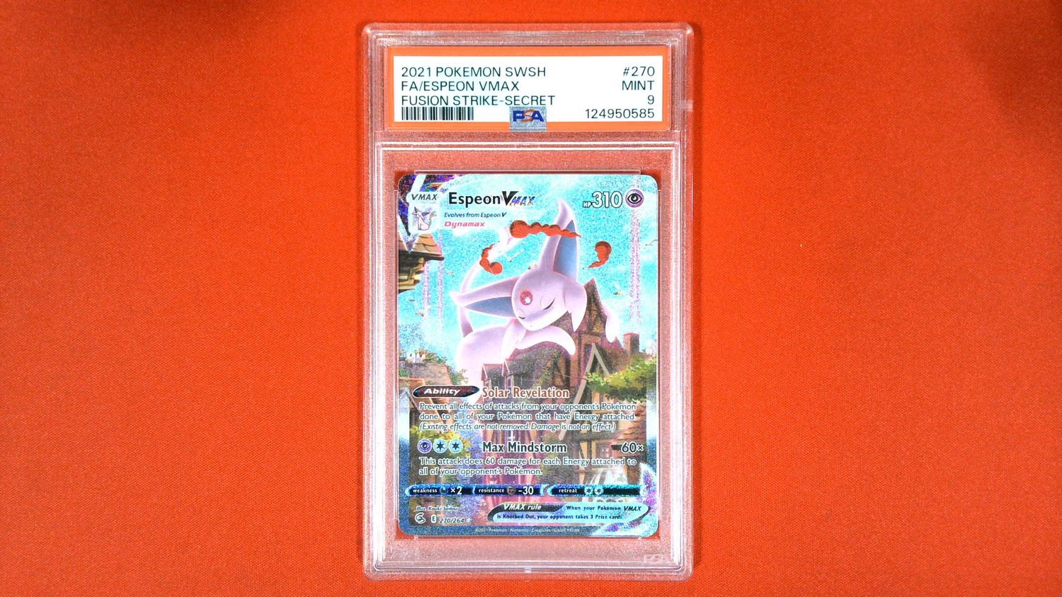 Espeon VMAX #270 PSA 9 124950585
